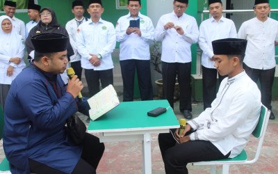 Plt. Ka. MAN Binjai Buka Pelaksanan Pembukaan Sidang Munaqasah Kelas XII