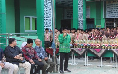 MAN Binjai Gelar Pembagian Raport Sang Juara Mendapatkan Reward