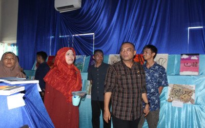 Siswa MAN Binjai Sulap Ruang Kelas Menjadi Galeri Seni Tematik